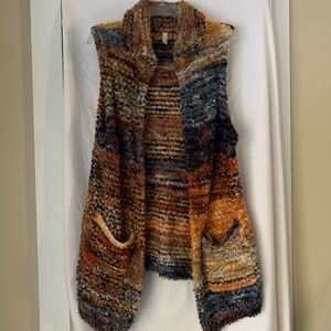 Pilcro Anthropologie spacedye sweater vest